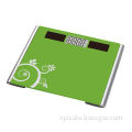 Solar Bathroom Scale with Color Tempered Glass Platform, 6 to 150kg Capacity